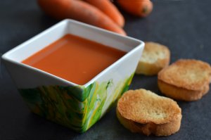 Soupe carotte - orange - gingembre